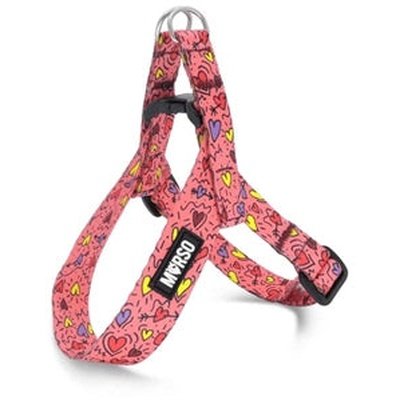 Morso Mini-Hundegeschirr Einstellbar Recycelt Rosa Think Pink